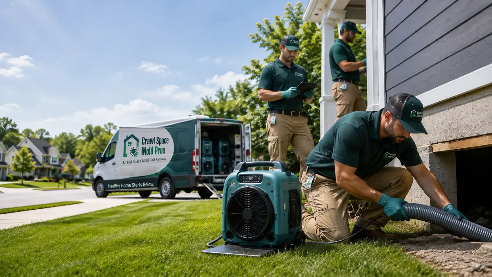 Crawl Space Mold Removal in Milan, MI